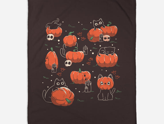 Pumpkin Halloween Cats