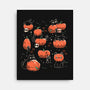 Pumpkin Halloween Cats-None-Stretched-Canvas-tobefonseca