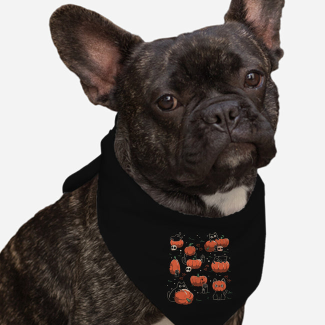 Pumpkin Halloween Cats-Dog-Bandana-Pet Collar-tobefonseca