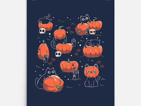 Pumpkin Halloween Cats