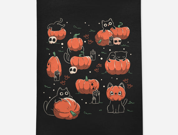 Pumpkin Halloween Cats