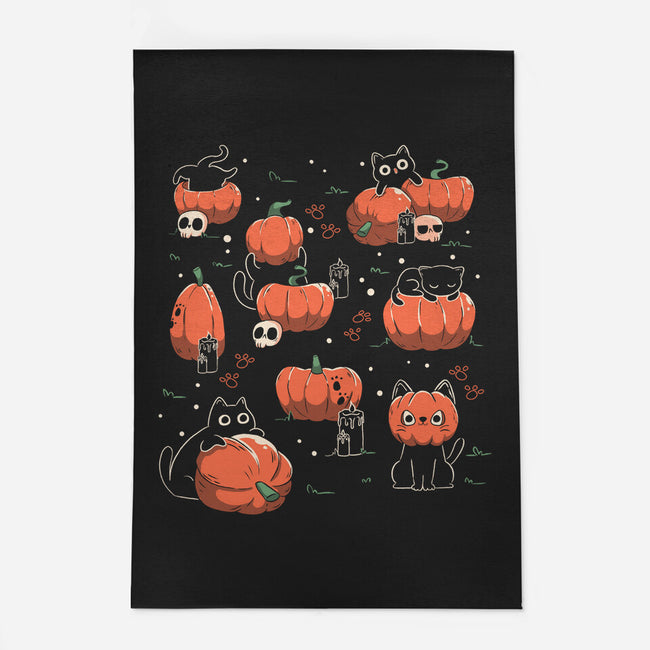 Pumpkin Halloween Cats-None-Indoor-Rug-tobefonseca