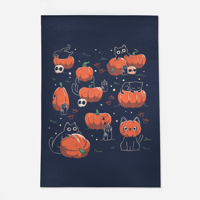 Pumpkin Halloween Cats-None-Indoor-Rug-tobefonseca