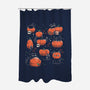 Pumpkin Halloween Cats-None-Polyester-Shower Curtain-tobefonseca