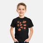 Pumpkin Halloween Cats-Youth-Basic-Tee-tobefonseca