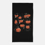 Pumpkin Halloween Cats-None-Beach-Towel-tobefonseca