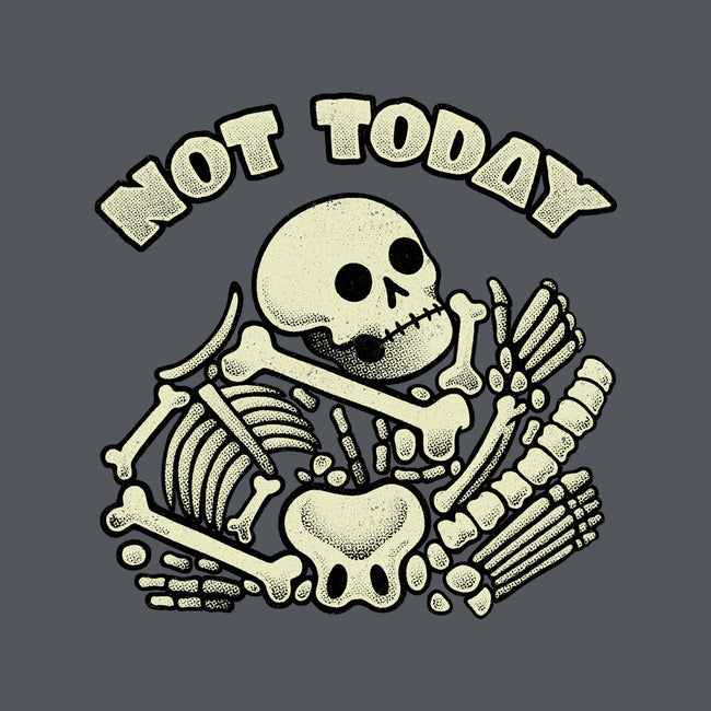 Not Today Skeleton-None-Zippered-Laptop Sleeve-tobefonseca