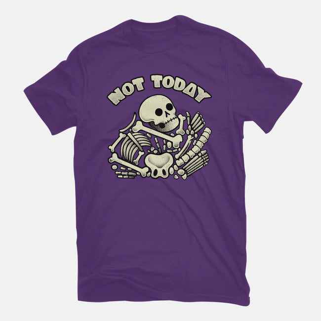 Not Today Skeleton-Youth-Basic-Tee-tobefonseca