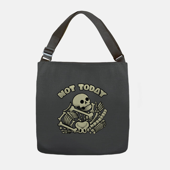 Not Today Skeleton-None-Adjustable Tote-Bag-tobefonseca