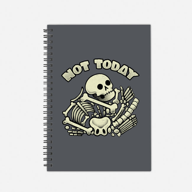 Not Today Skeleton-None-Dot Grid-Notebook-tobefonseca