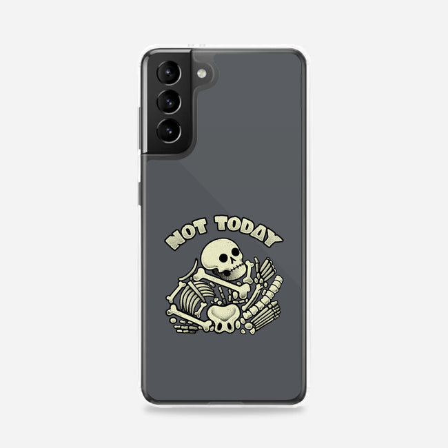 Not Today Skeleton-Samsung-Snap-Phone Case-tobefonseca