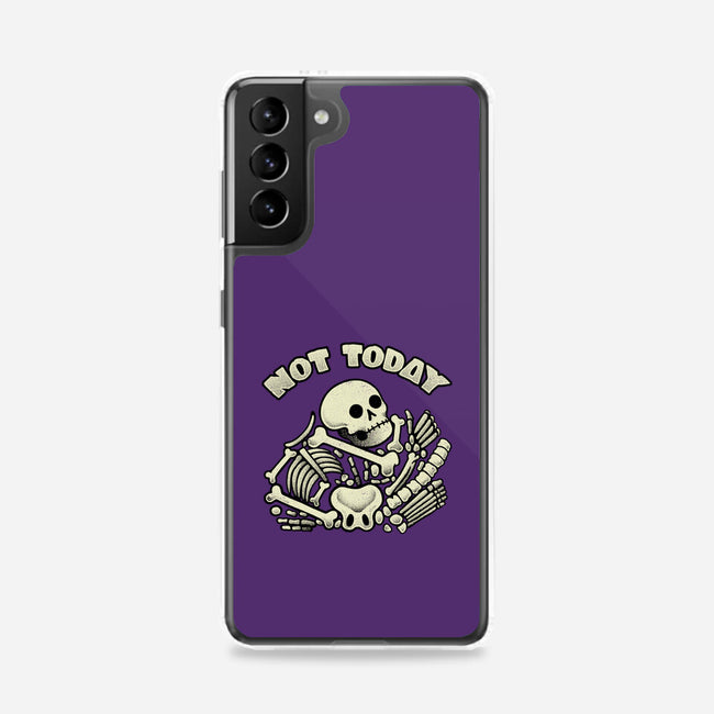 Not Today Skeleton-Samsung-Snap-Phone Case-tobefonseca