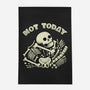 Not Today Skeleton-None-Outdoor-Rug-tobefonseca