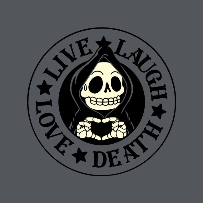 Live Laugh Love Death-Unisex-Kitchen-Apron-tobefonseca