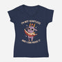 I'm Not Heartless-Womens-V-Neck-Tee-tobefonseca