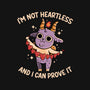 I'm Not Heartless-Womens-V-Neck-Tee-tobefonseca