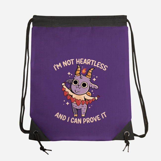 I'm Not Heartless-None-Drawstring-Bag-tobefonseca