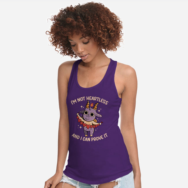 I'm Not Heartless-Womens-Racerback-Tank-tobefonseca