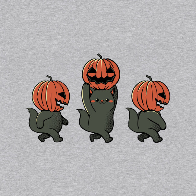 Halloween Pumpkin Kittens-Unisex-Crew Neck-Sweatshirt-tobefonseca