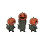 Halloween Pumpkin Kittens-Dog-Basic-Pet Tank-tobefonseca