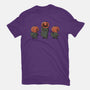 Halloween Pumpkin Kittens-Womens-Basic-Tee-tobefonseca