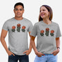 Halloween Pumpkin Kittens-Unisex-Basic-Tee-tobefonseca