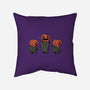 Halloween Pumpkin Kittens-None-Removable Cover-Throw Pillow-tobefonseca