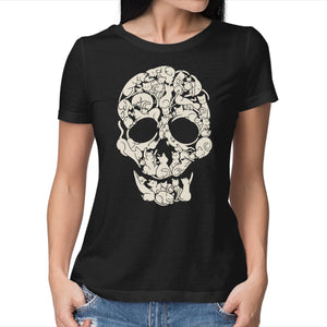 Cat Skeleton Skull