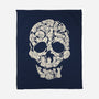 Cat Skeleton Skull-None-Fleece-Blanket-tobefonseca