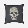 Cat Skeleton Skull-None-Removable Cover-Throw Pillow-tobefonseca