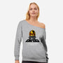 Dawn Of The Droid-Womens-Off Shoulder-Sweatshirt-CappO