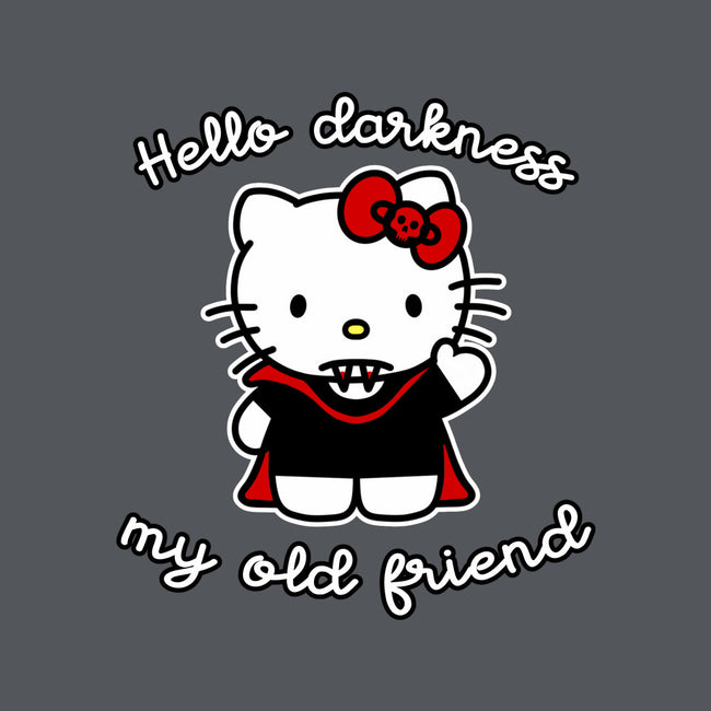 Hello Darkness My Old Friend-Womens-V-Neck-Tee-SubBass49