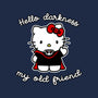 Hello Darkness My Old Friend-Womens-Fitted-Tee-SubBass49