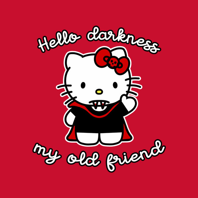 Hello Darkness My Old Friend-Cat-Basic-Pet Tank-SubBass49