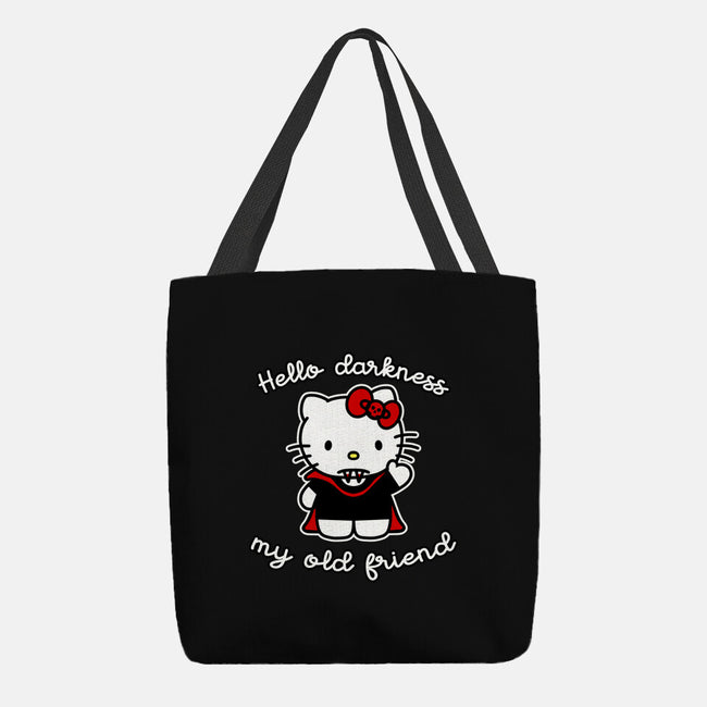 Hello Darkness My Old Friend-None-Basic Tote-Bag-SubBass49