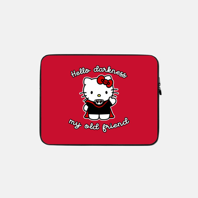 Hello Darkness My Old Friend-None-Zippered-Laptop Sleeve-SubBass49
