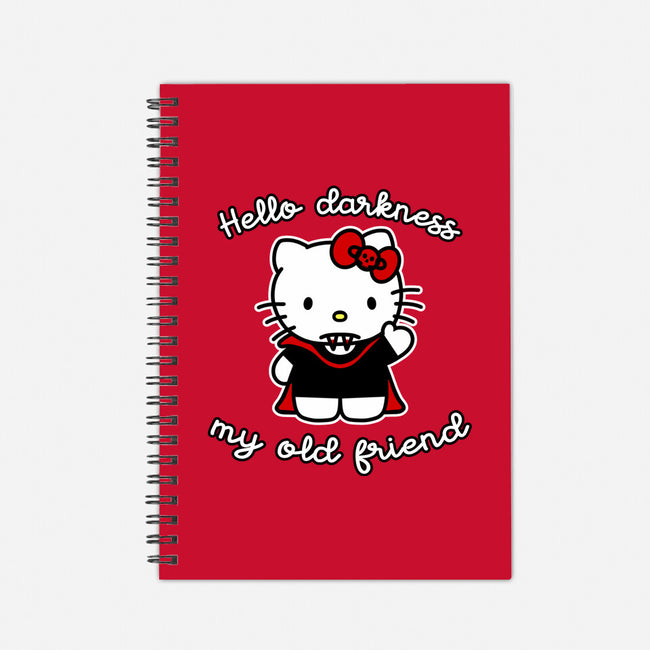 Hello Darkness My Old Friend-None-Dot Grid-Notebook-SubBass49