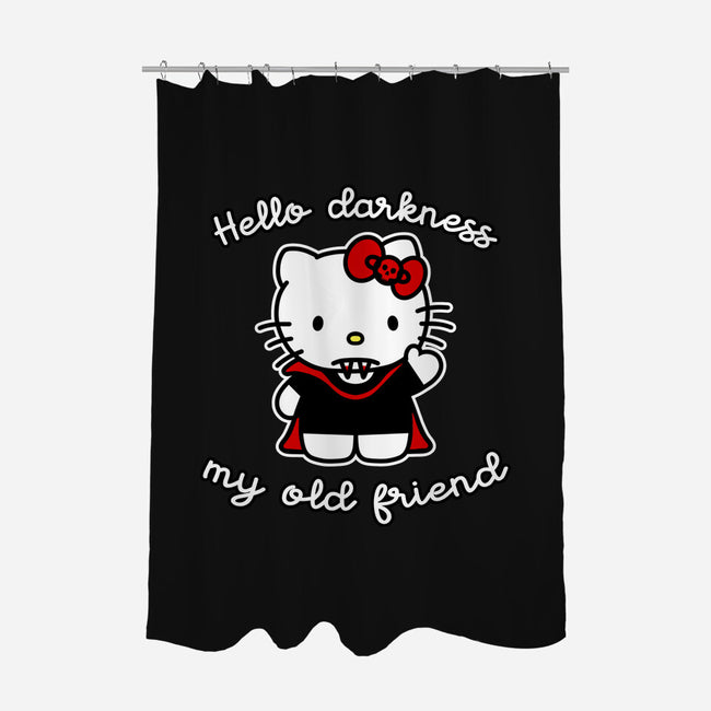 Hello Darkness My Old Friend-None-Polyester-Shower Curtain-SubBass49