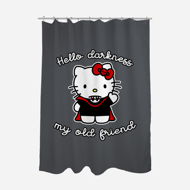 Hello Darkness My Old Friend-None-Polyester-Shower Curtain-SubBass49