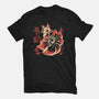 Ghost Kitsune-Womens-Basic-Tee-ricolaa