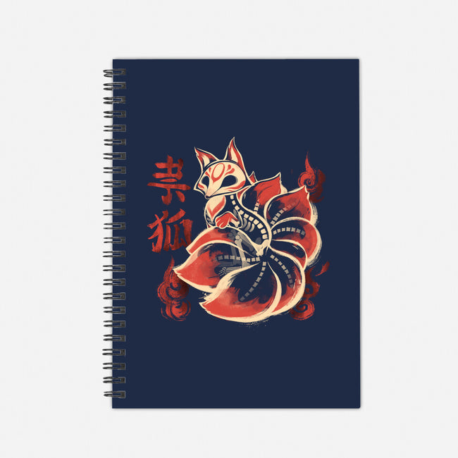 Ghost Kitsune-None-Dot Grid-Notebook-ricolaa