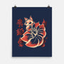 Ghost Kitsune-None-Matte-Poster-ricolaa