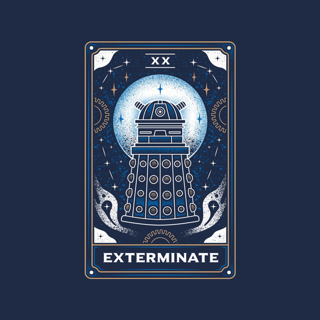 Exterminate Tarot Card-None-Removable Cover w Insert-Throw Pillow-Logozaste