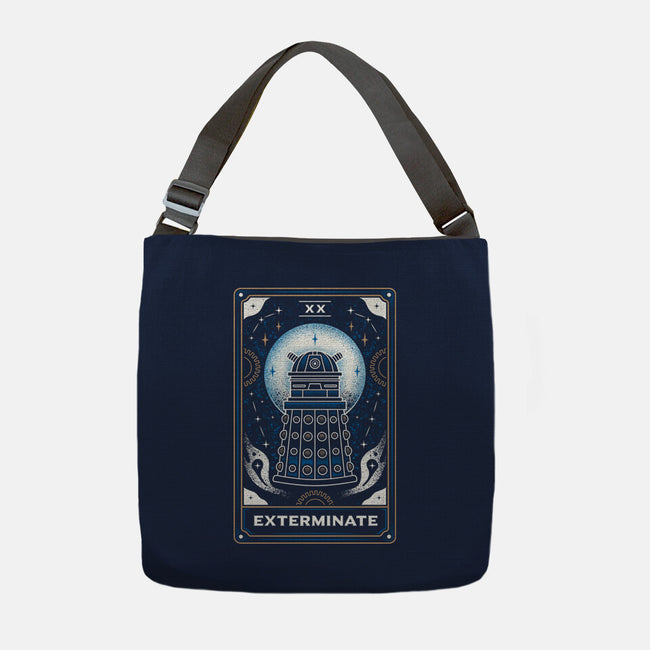 Exterminate Tarot Card-None-Adjustable Tote-Bag-Logozaste