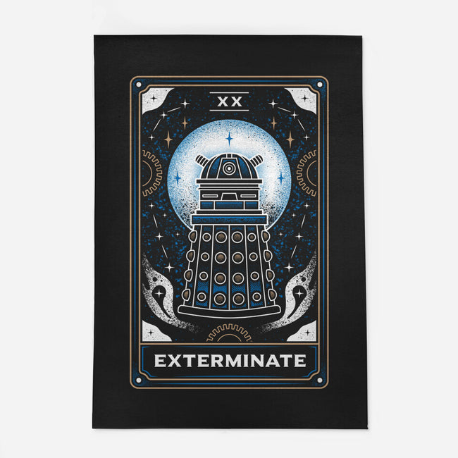 Exterminate Tarot Card-None-Indoor-Rug-Logozaste