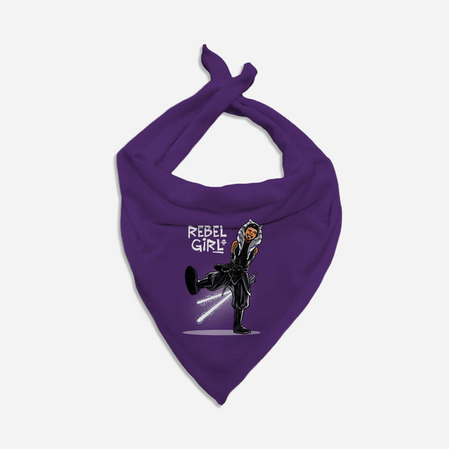 Rebel Girl-Cat-Bandana-Pet Collar-zascanauta