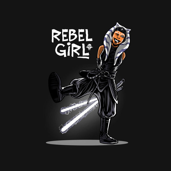 Rebel Girl-None-Removable Cover-Throw Pillow-zascanauta