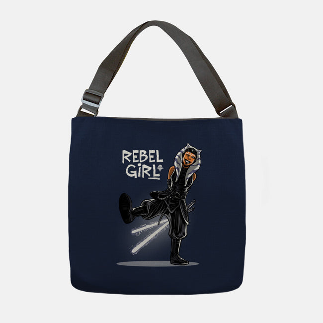 Rebel Girl-None-Adjustable Tote-Bag-zascanauta