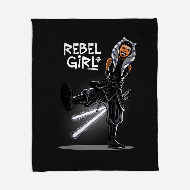 Rebel Girl-None-Fleece-Blanket-zascanauta