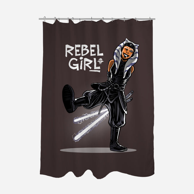 Rebel Girl-None-Polyester-Shower Curtain-zascanauta